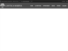 Tablet Screenshot of lanticamarina.it